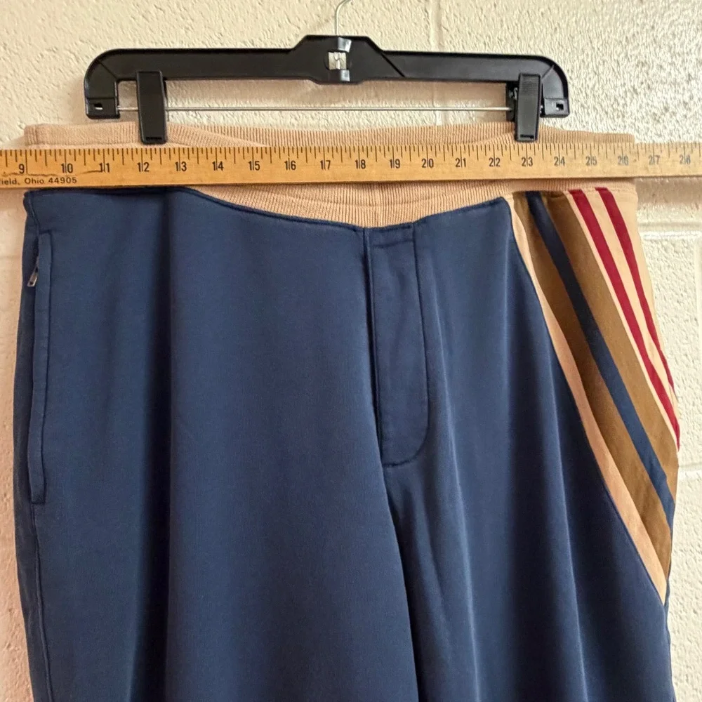 BRS Nike Mens Blue Ribbon Sports Retro Stripe Sweatpants Navy XL 36x33 Street
